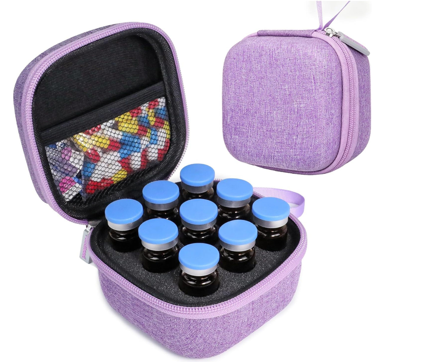 Funda protectora de viales con 9 ranuras para refrigerador
