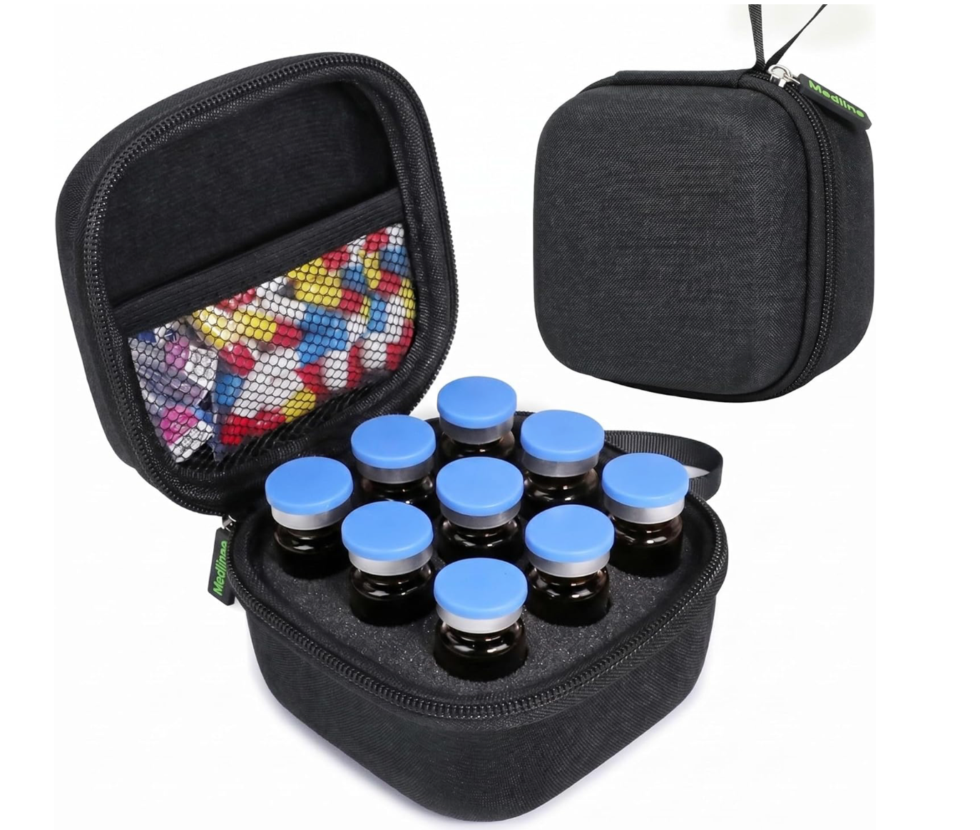 Funda protectora de viales con 9 ranuras para refrigerador